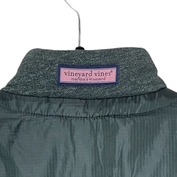 Vineyard Vines Men’s Sz Small Green Orange Performance Heather Shep Sweatshirt - Picture 5 of 5